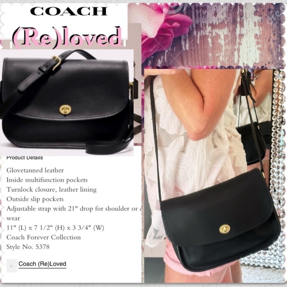 BEAUTIFUL VINTAGE COACH CLASSIC CROSSBODY CITY BAG 9790 - Picture 16 of 17